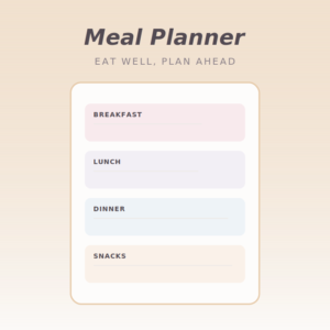 Meal Planner & Grocery