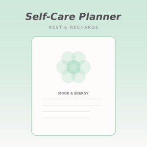 Self-Care Planner